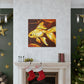 "Golden Glimmer of Goldfish" - Canvas