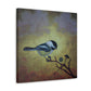 "Chickadee in Rococo" - Canvas