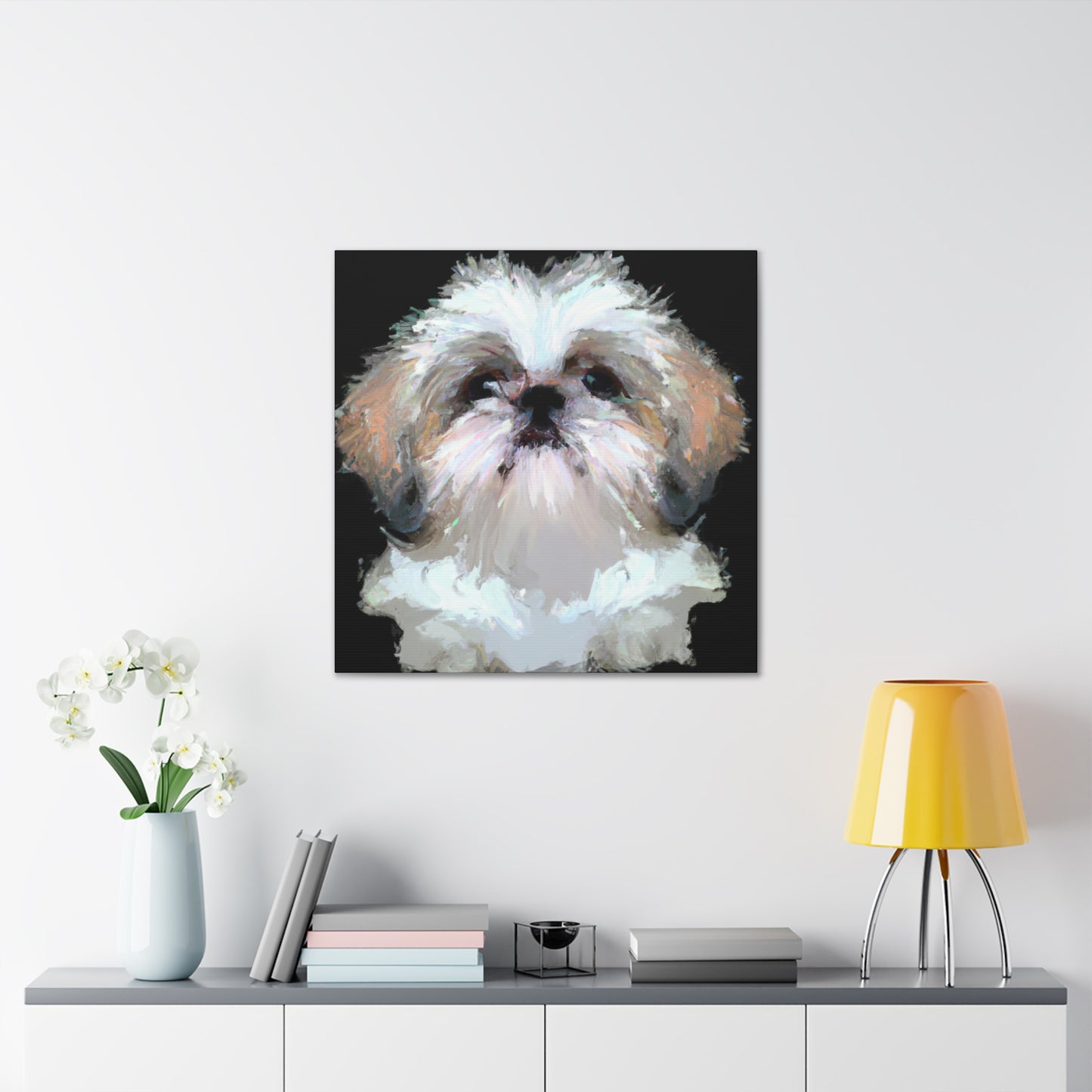 "Proud Shih Tzu Portrait" - Canvas