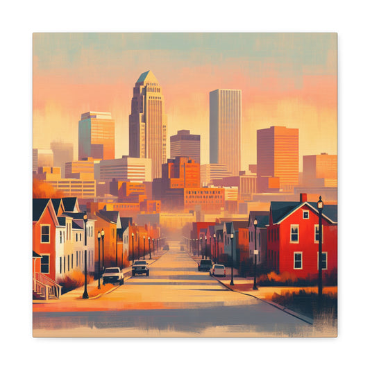 "Sublime Serenity of Omaha" - Canvas