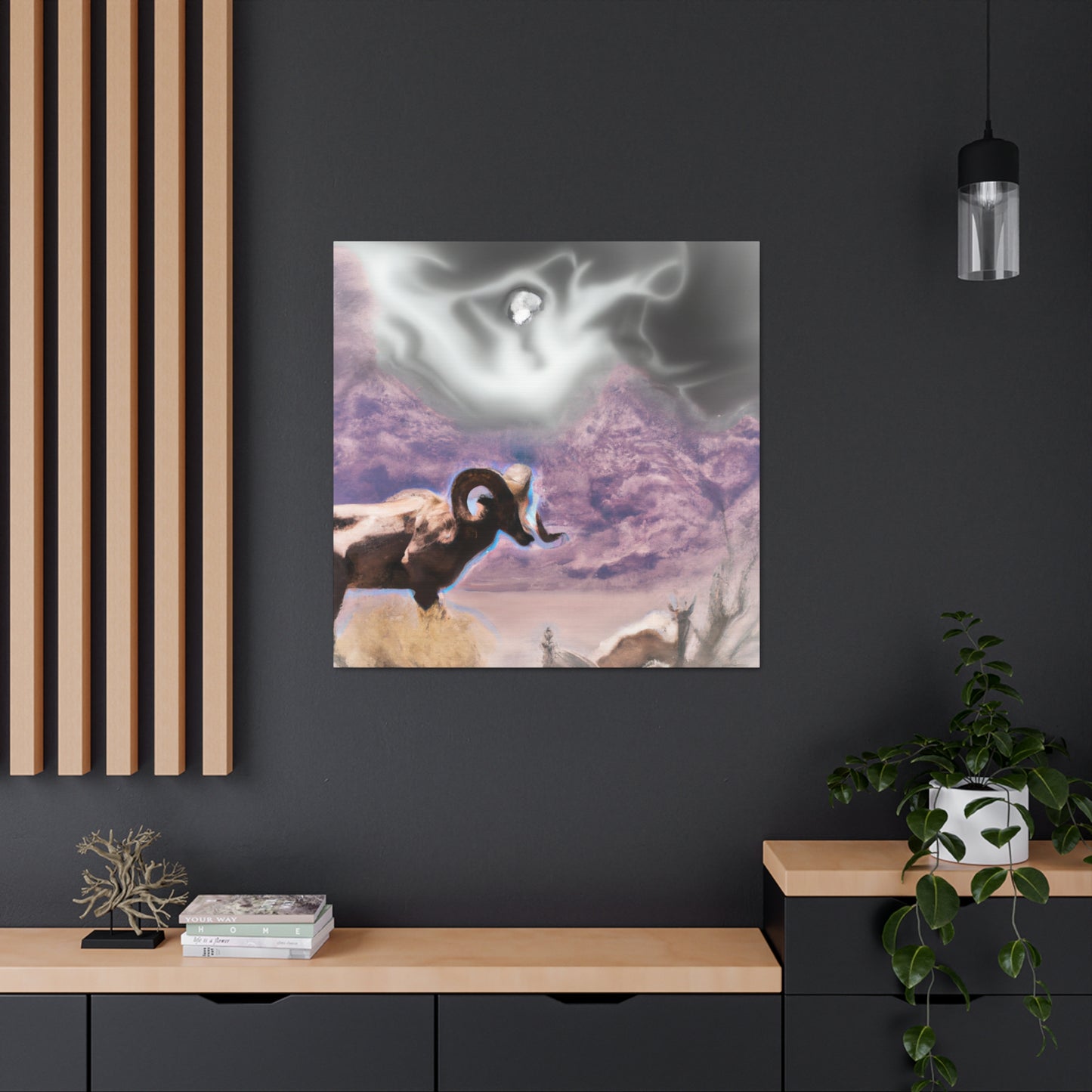 Bighorn Dreamscape Scene - Canvas