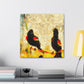 Red-Winged Songbird Reflection - Canvas