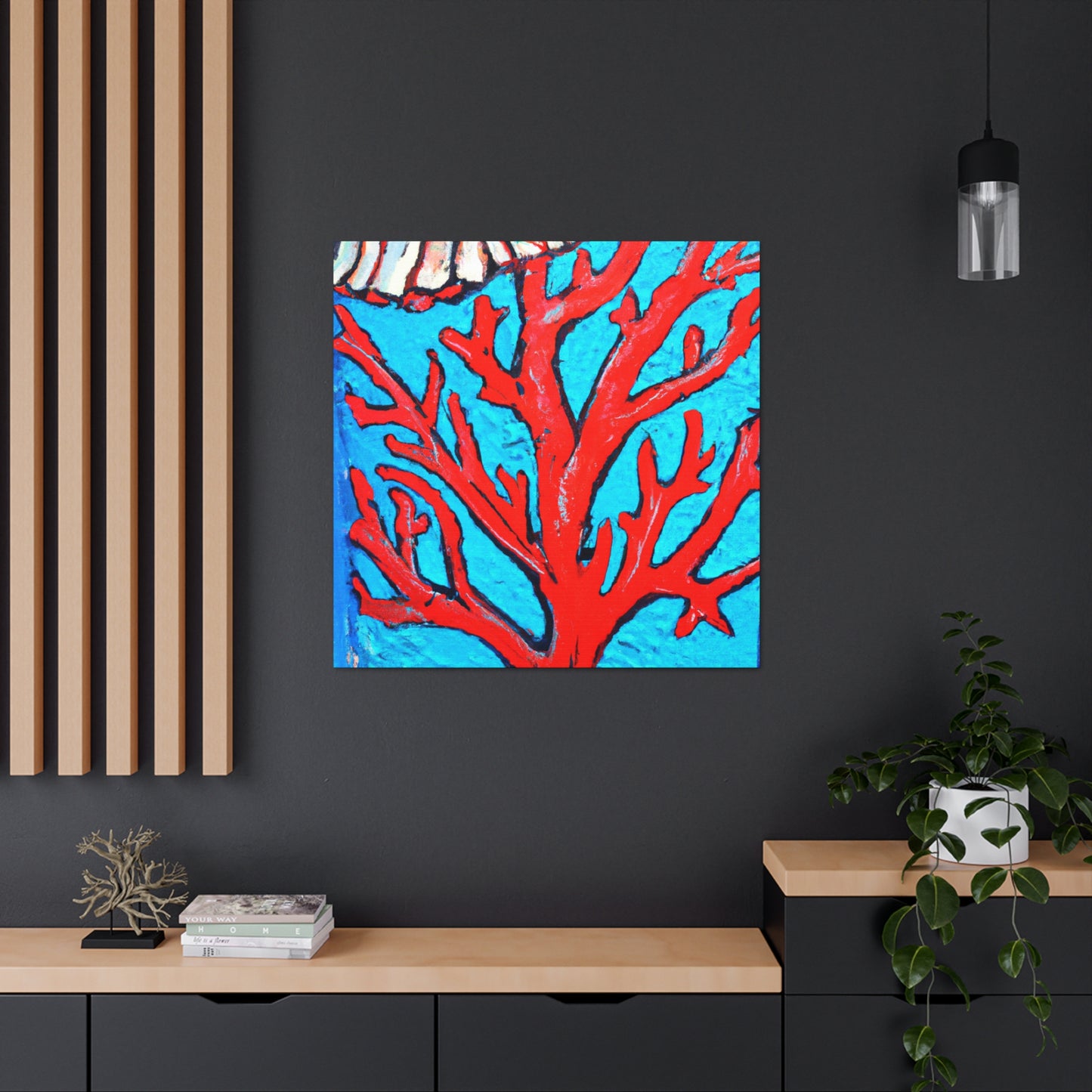 Coral Garden Splendor - Canvas