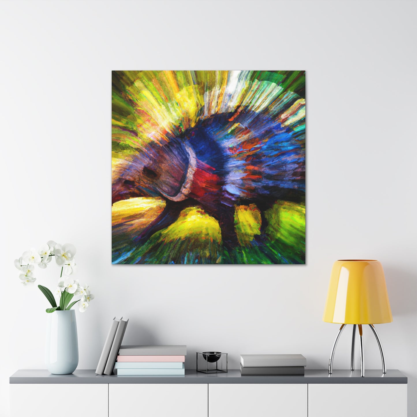 "Pangolin Dreamscape Mystic" - Canvas