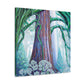 "Majestic Sequoia Trees" - Canvas