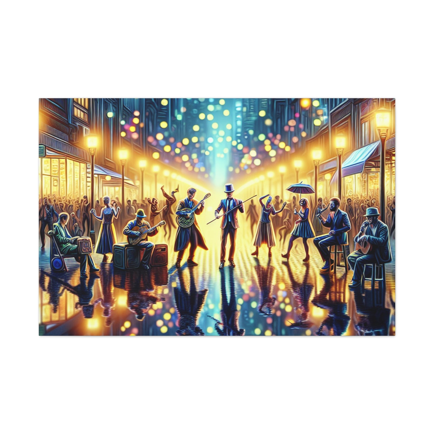 "Mimes of the Metropolis" - Canvas