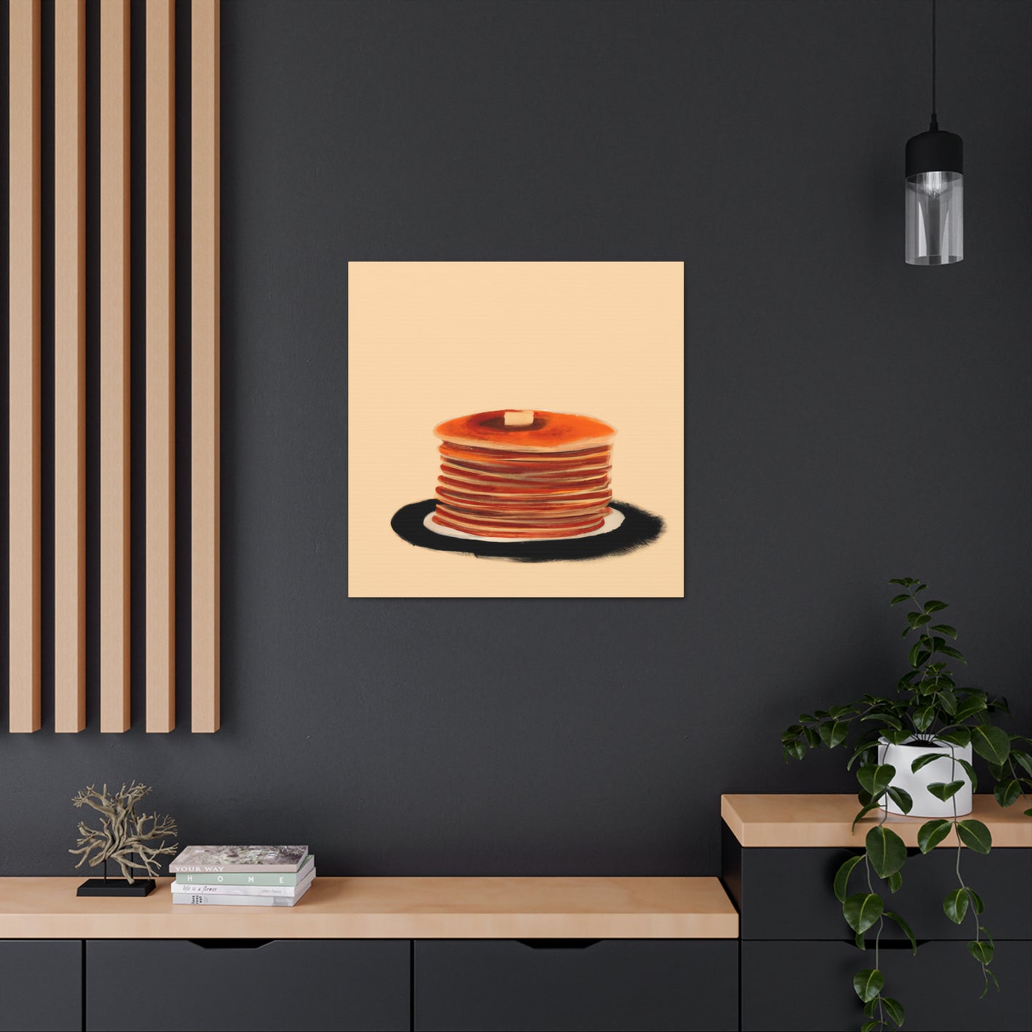 "Pancakes in Minimalism" - Canvas