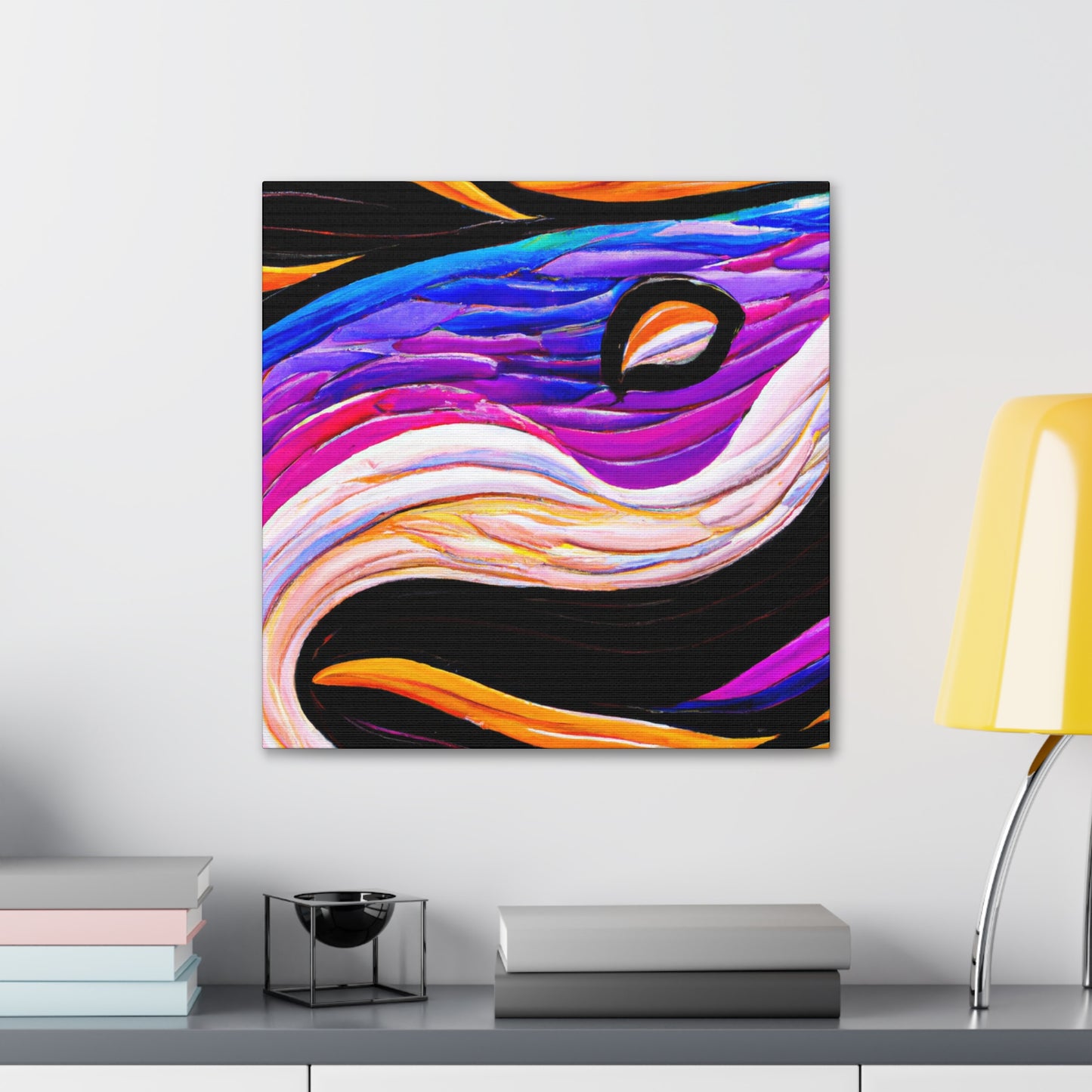 "Eel Art Deco Dream" - Canvas