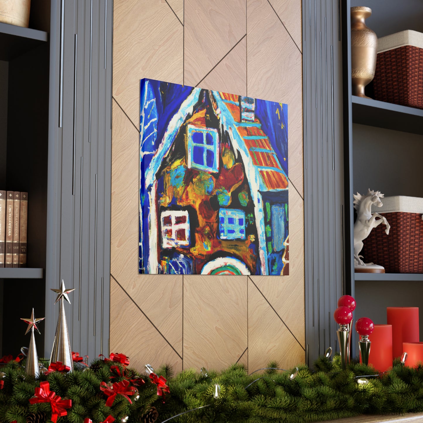 Gingerbread Dreamscape - Canvas