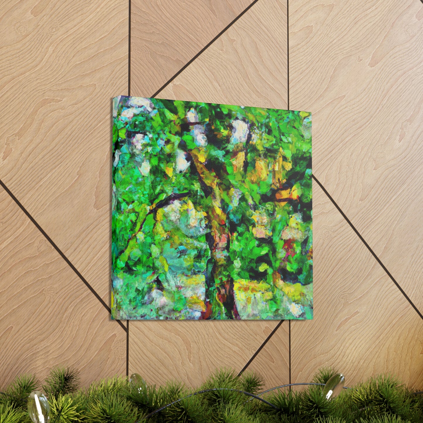 Oak Tree in Abstraction - Canvas