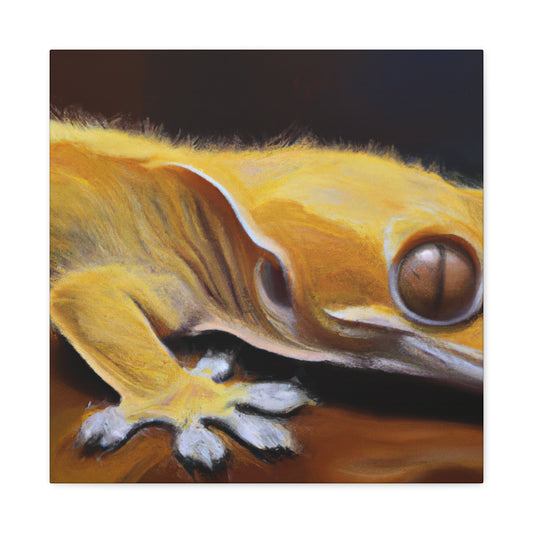 "Crested Gecko Hyperrealism" - Canvas