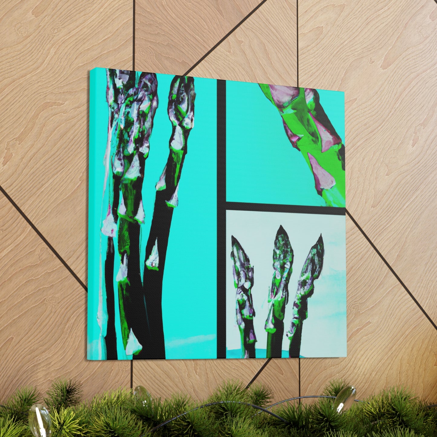 "Asparagus Pop Celebration!" - Canvas