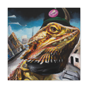 Bearded Dragon Portrait - Canvas