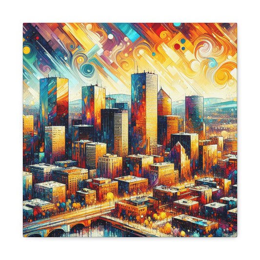 "Dazzling Denver Delight" - Canvas