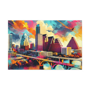 "Vivid Glimpses: Austintation" - Canvas