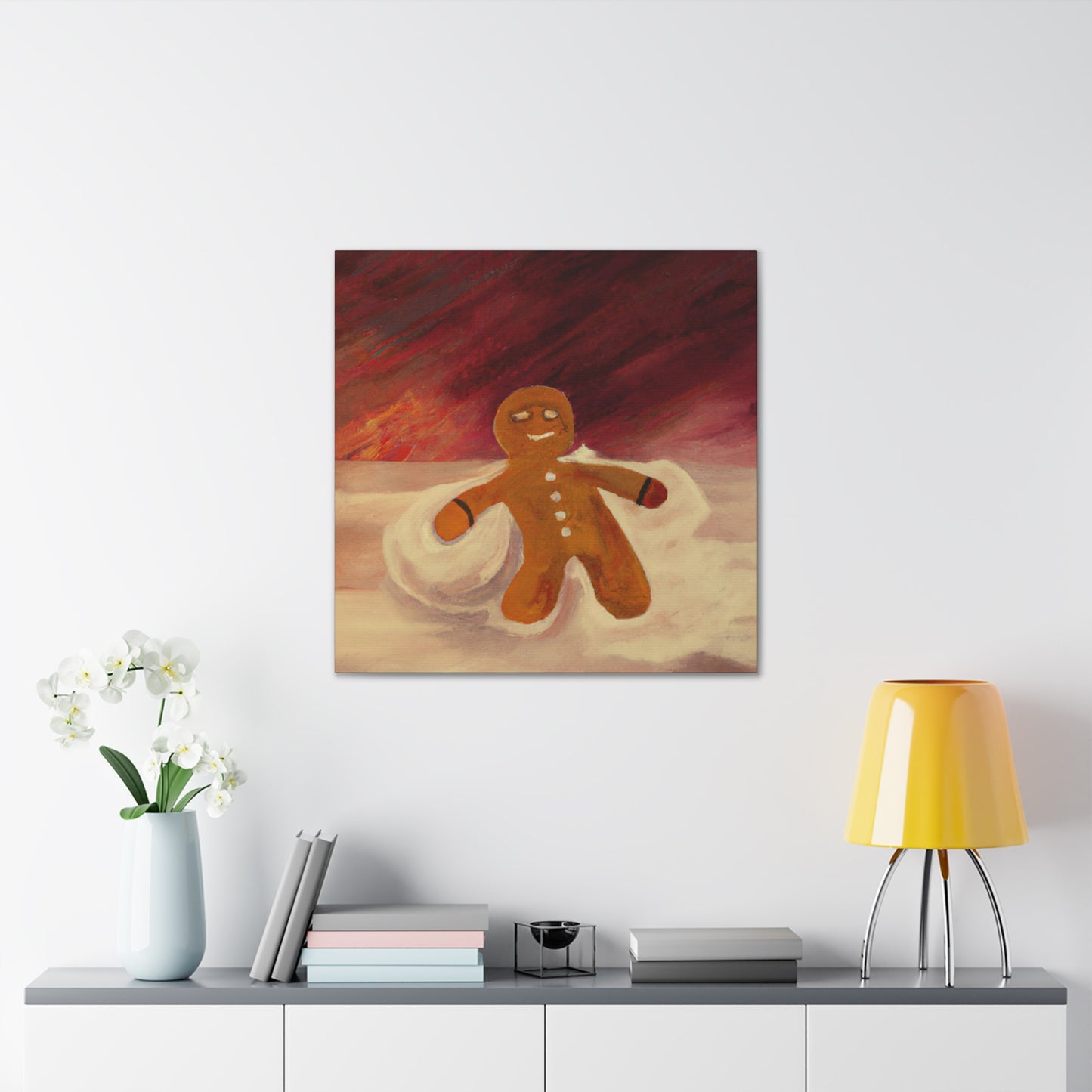 Gingerbread Man Dreamscape - Canvas