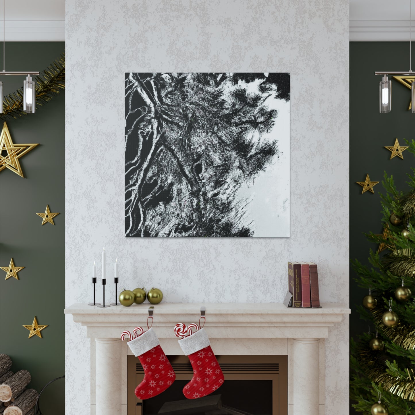 Pine Tree Reflection - Canvas