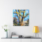 Beech Tree Reflection. - Canvas