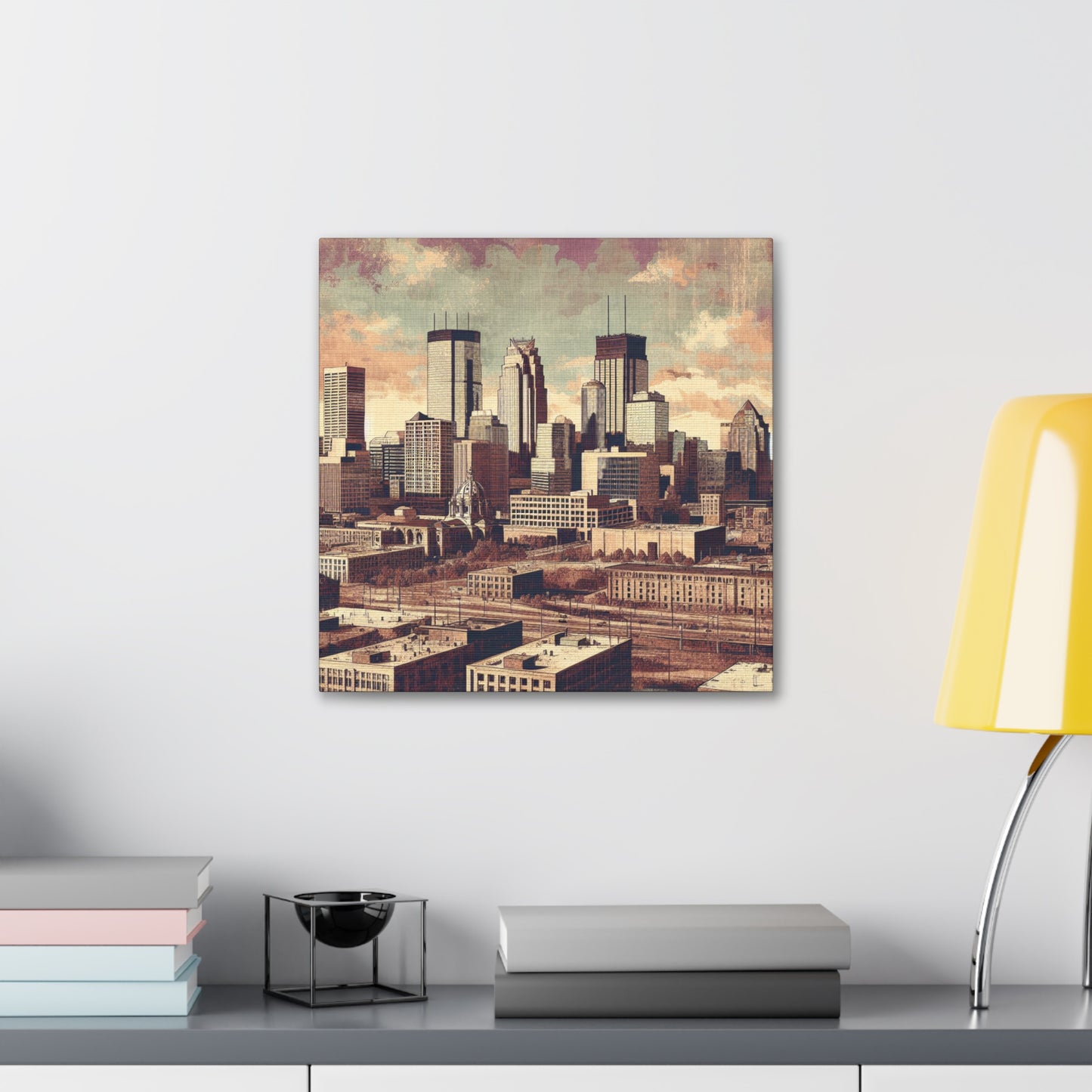 Urban Magnificence Unveiled - Canvas