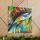 "Sailfish Under the Waves" - Canvas