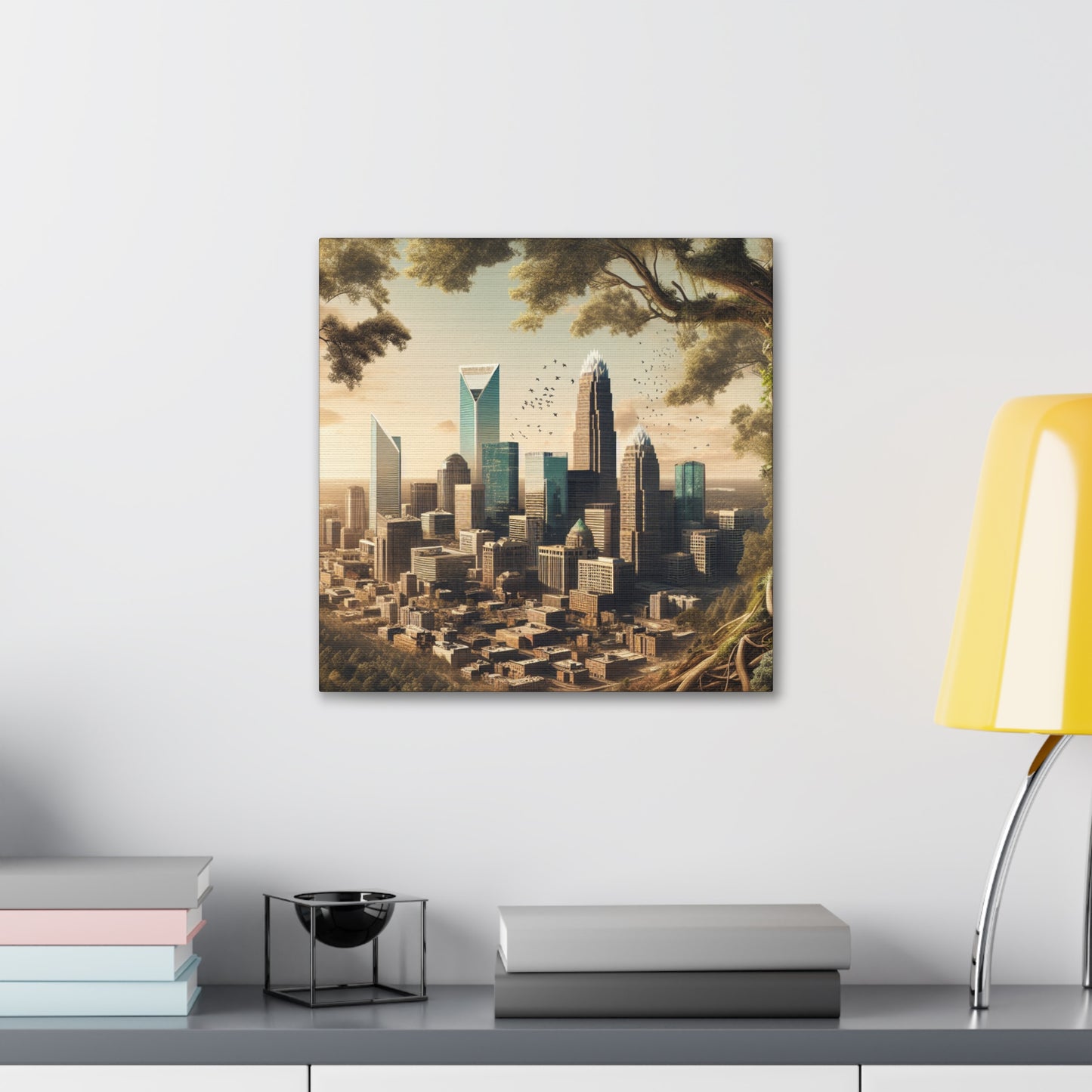 "Urban Dreams Unveiled" - Canvas