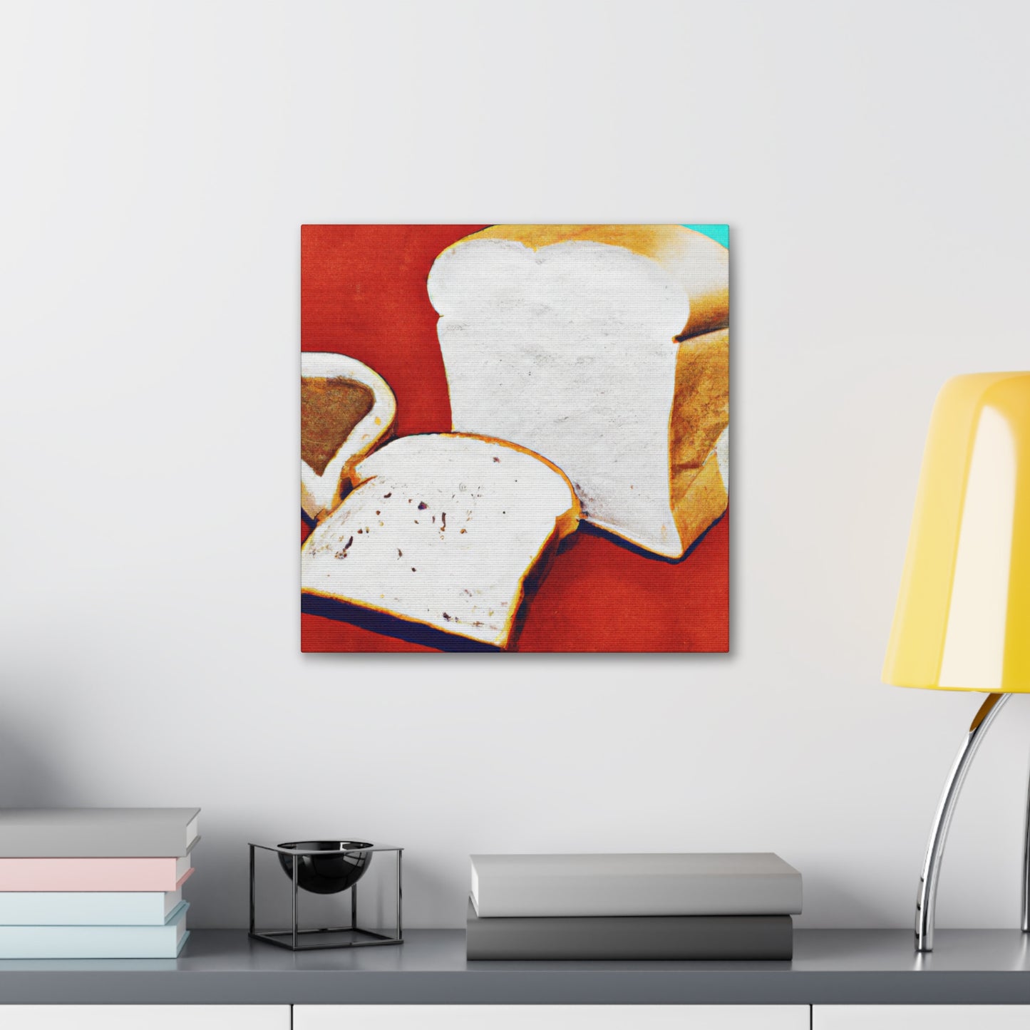 "Bread in Pop Colors" - Canvas