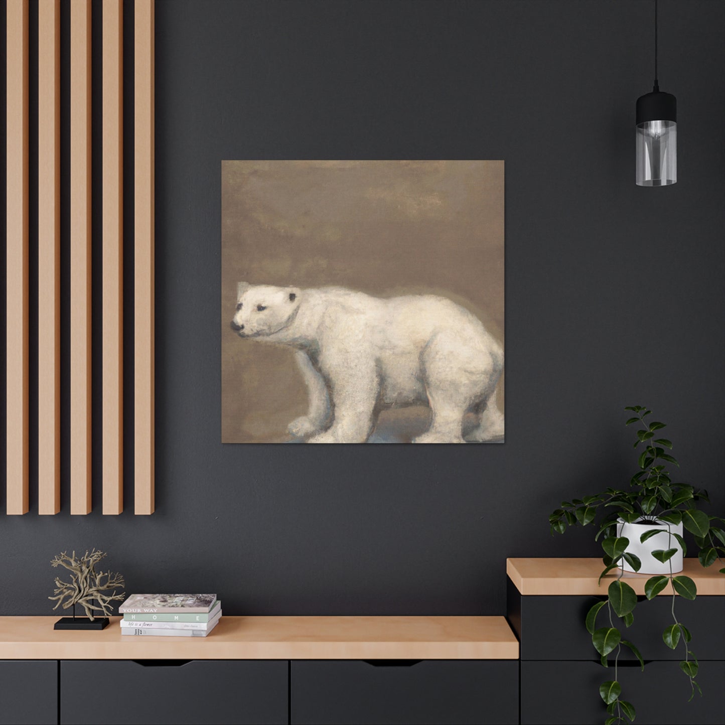 "Polar Bear Grandeur" - Canvas