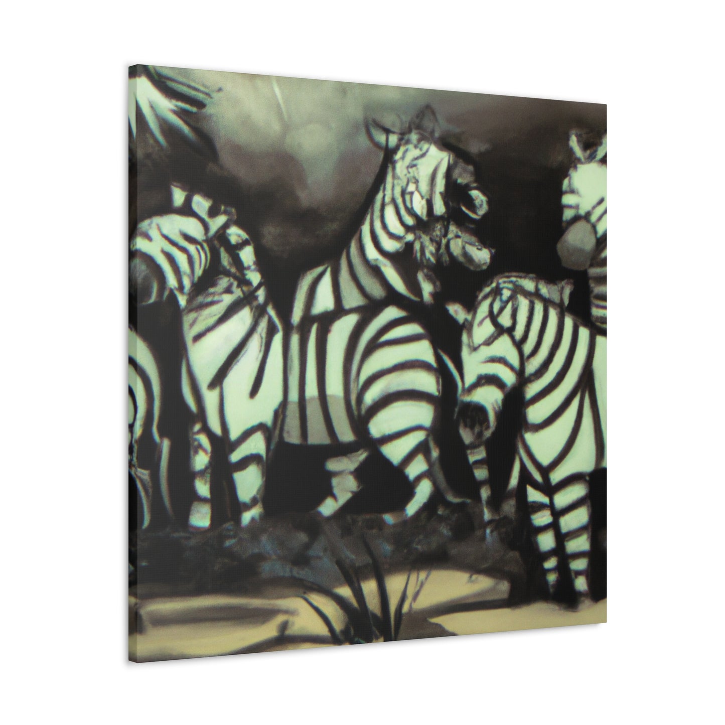 "Zebra in Expressionism" - Canvas