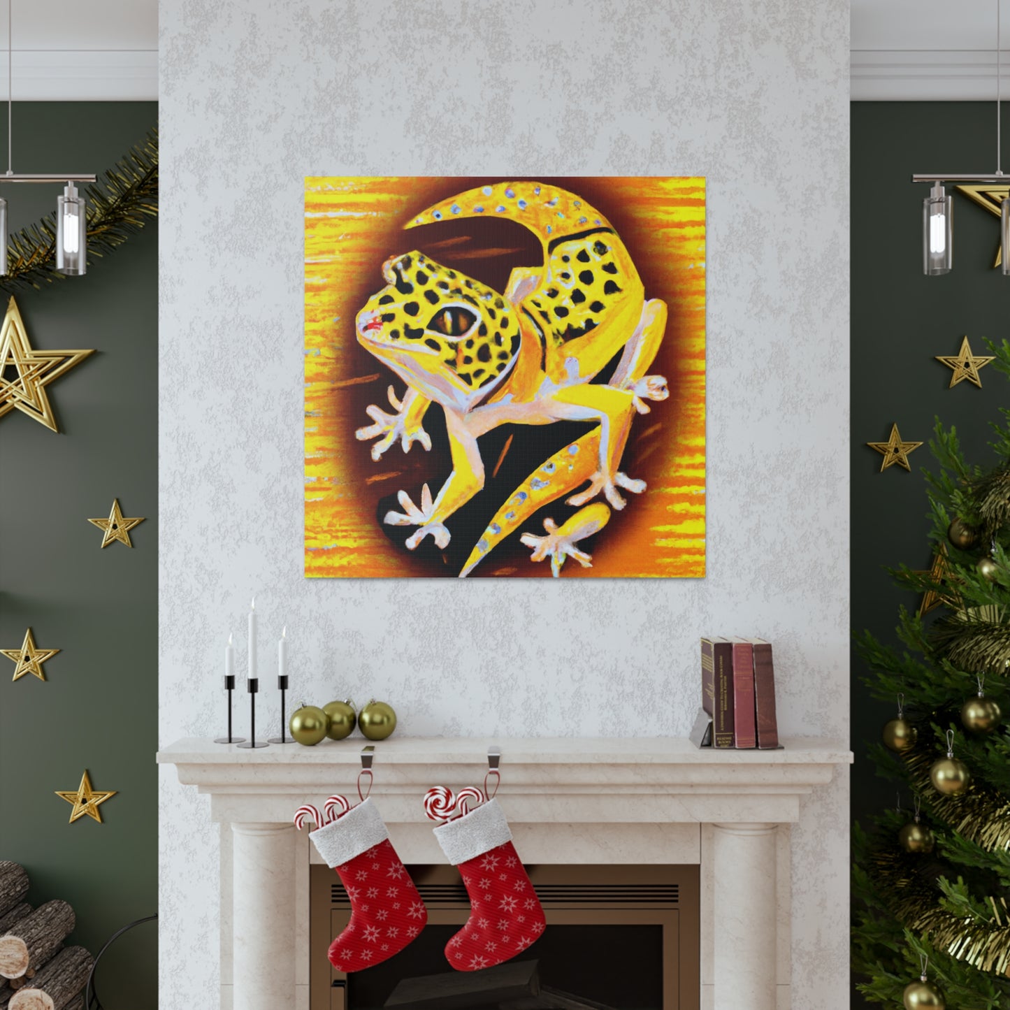 Leopard Gecko Deco. - Canvas