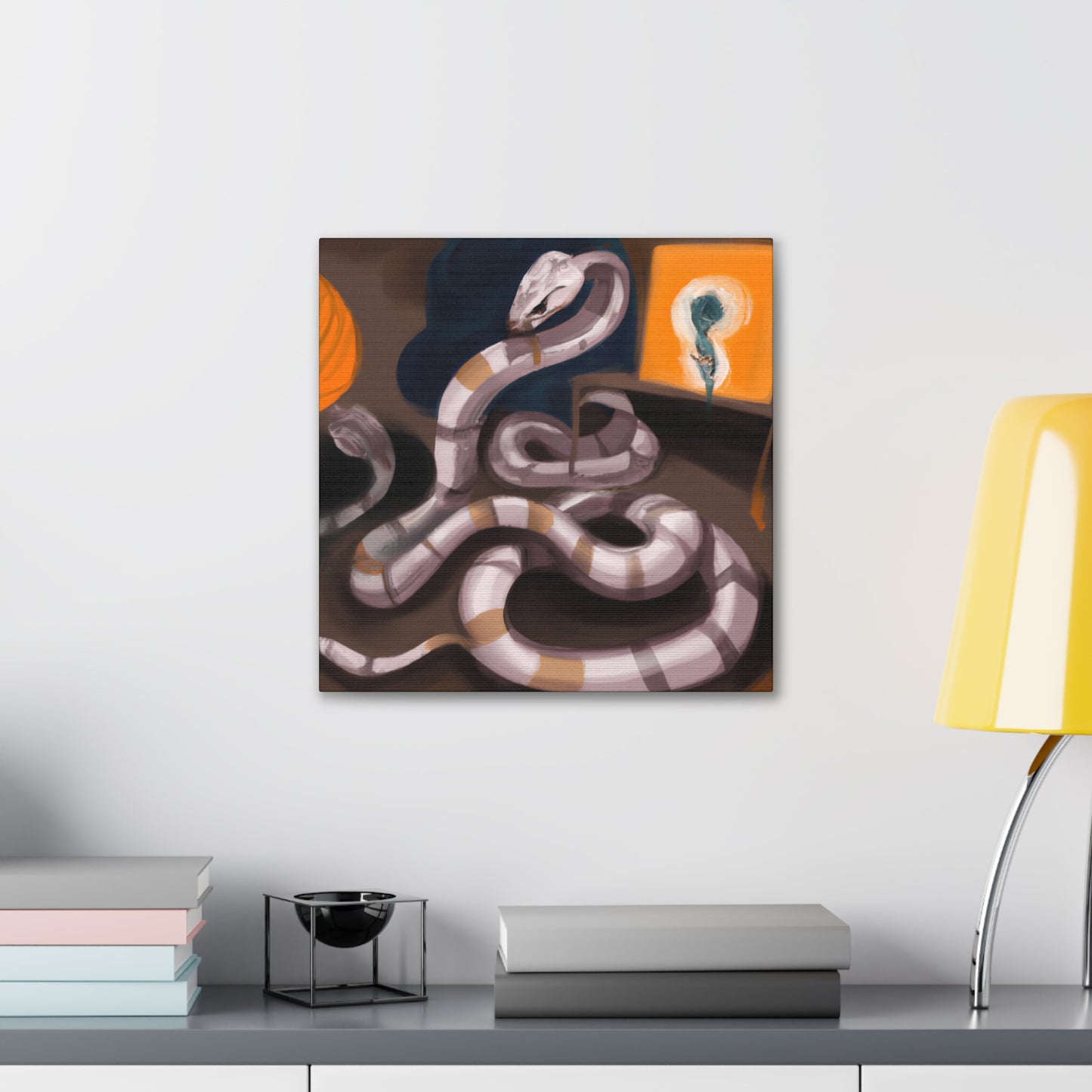 "Corn Snake in Flight" - Canvas