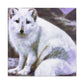 Arctic Fox Enchantment - Canvas