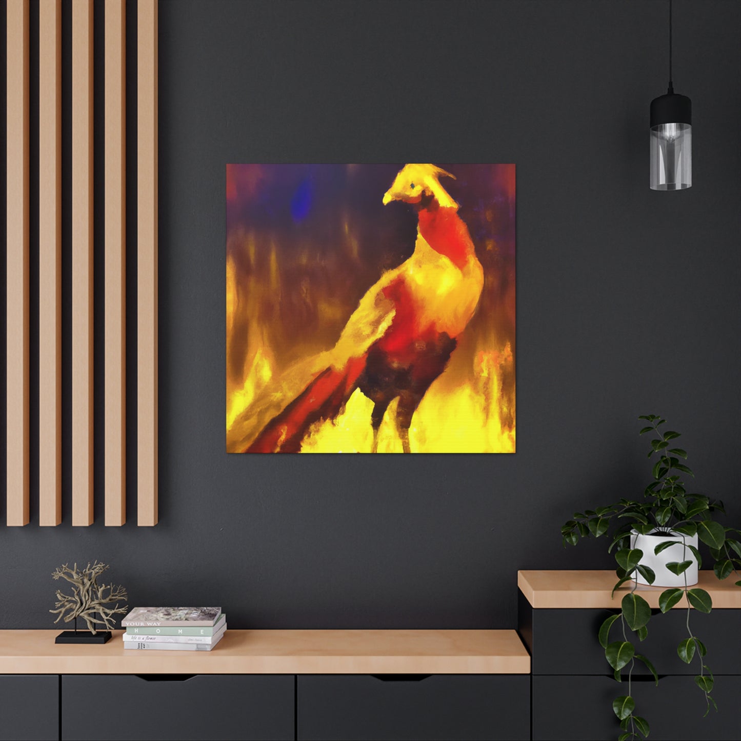 "Golden Pheasant Dance" - Canvas