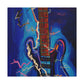 Electric Guitar Shimmering - Canvas