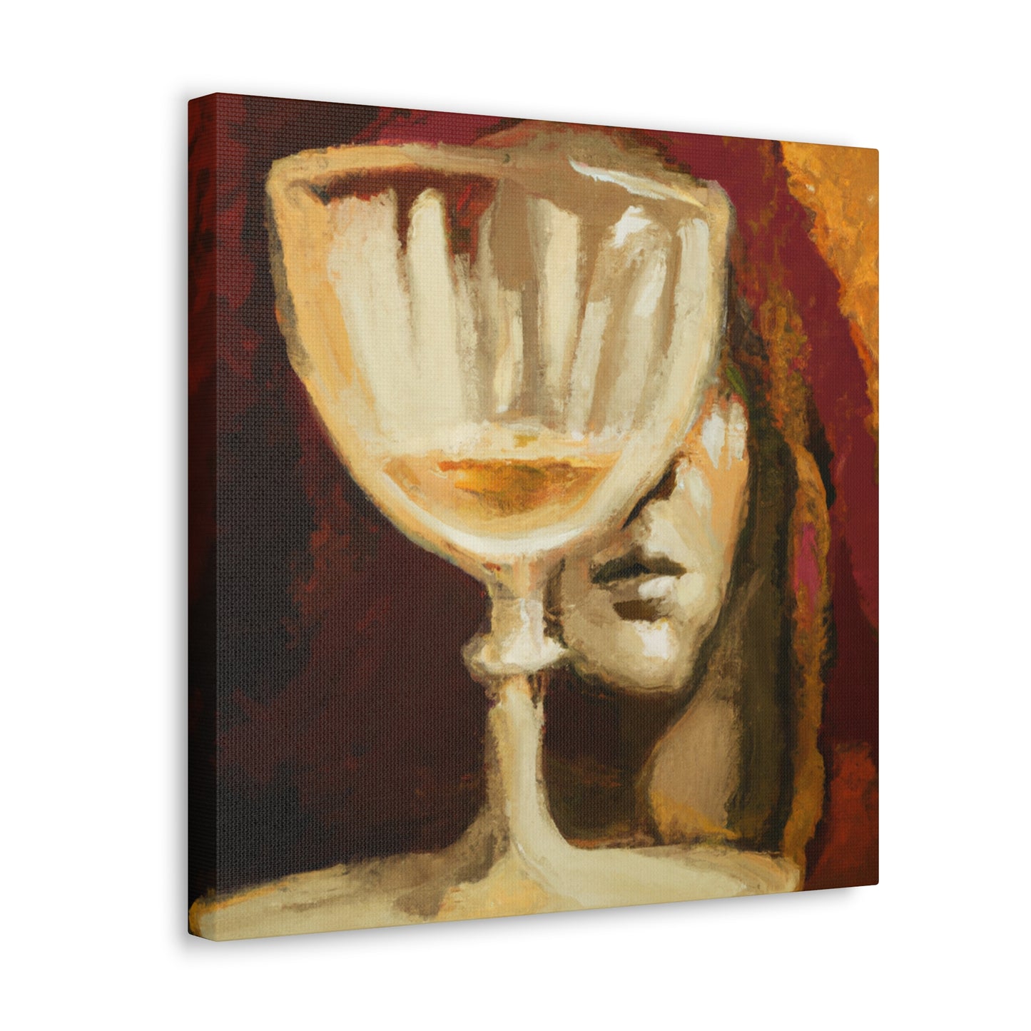 "Brimming Wine Chalice" - Canvas