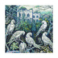 "African Greys Embarking" - Canvas