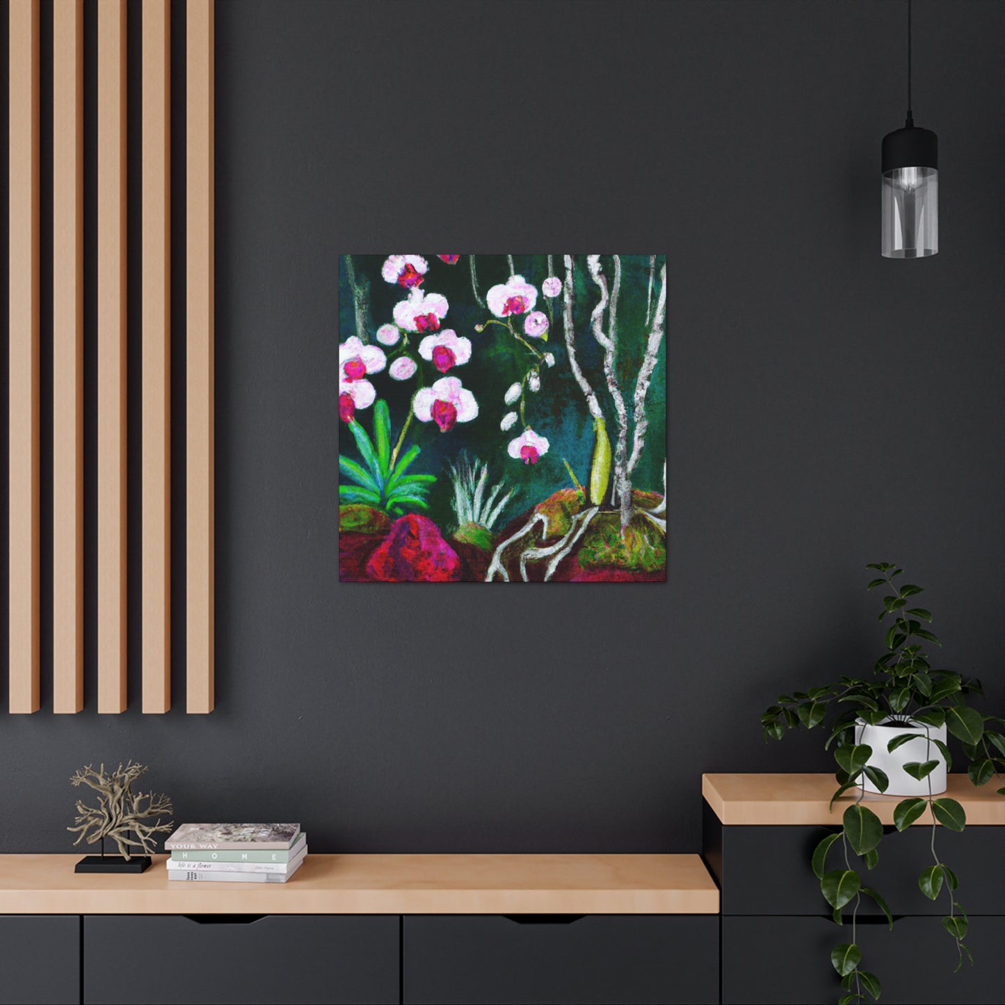 "Orchid's Surreal Dream" - Canvas