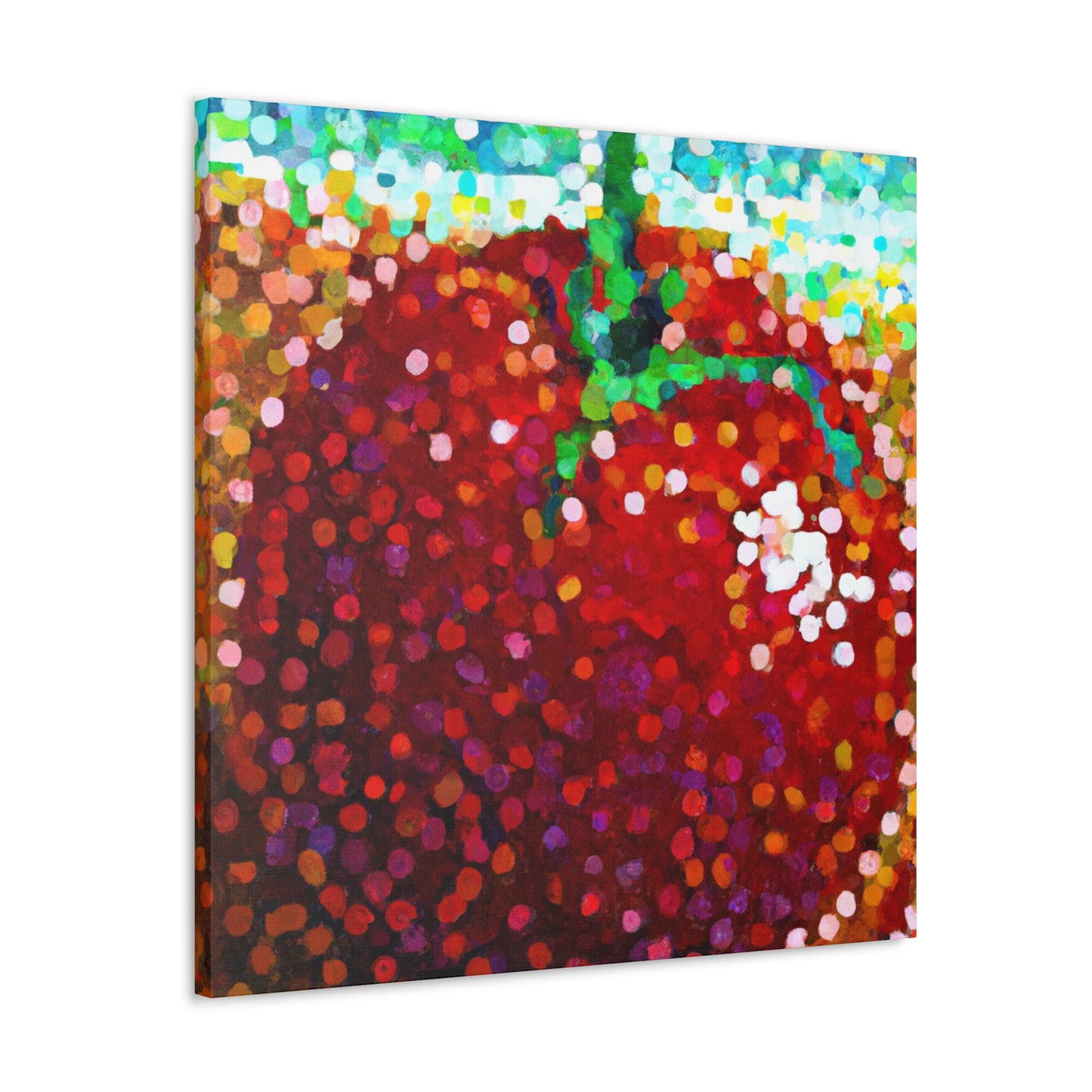 Tomato Pointillism Dream - Canvas