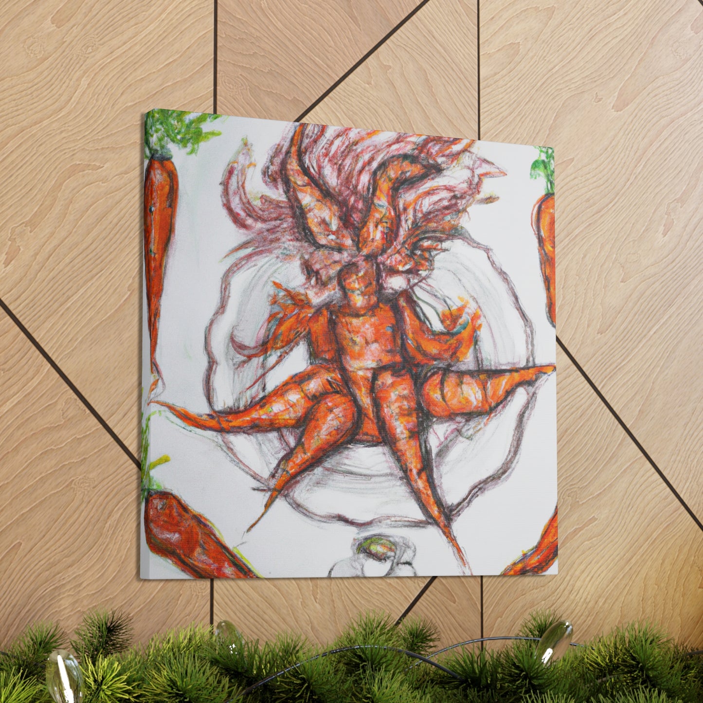 "Carrot Delightful Charm" - Canvas