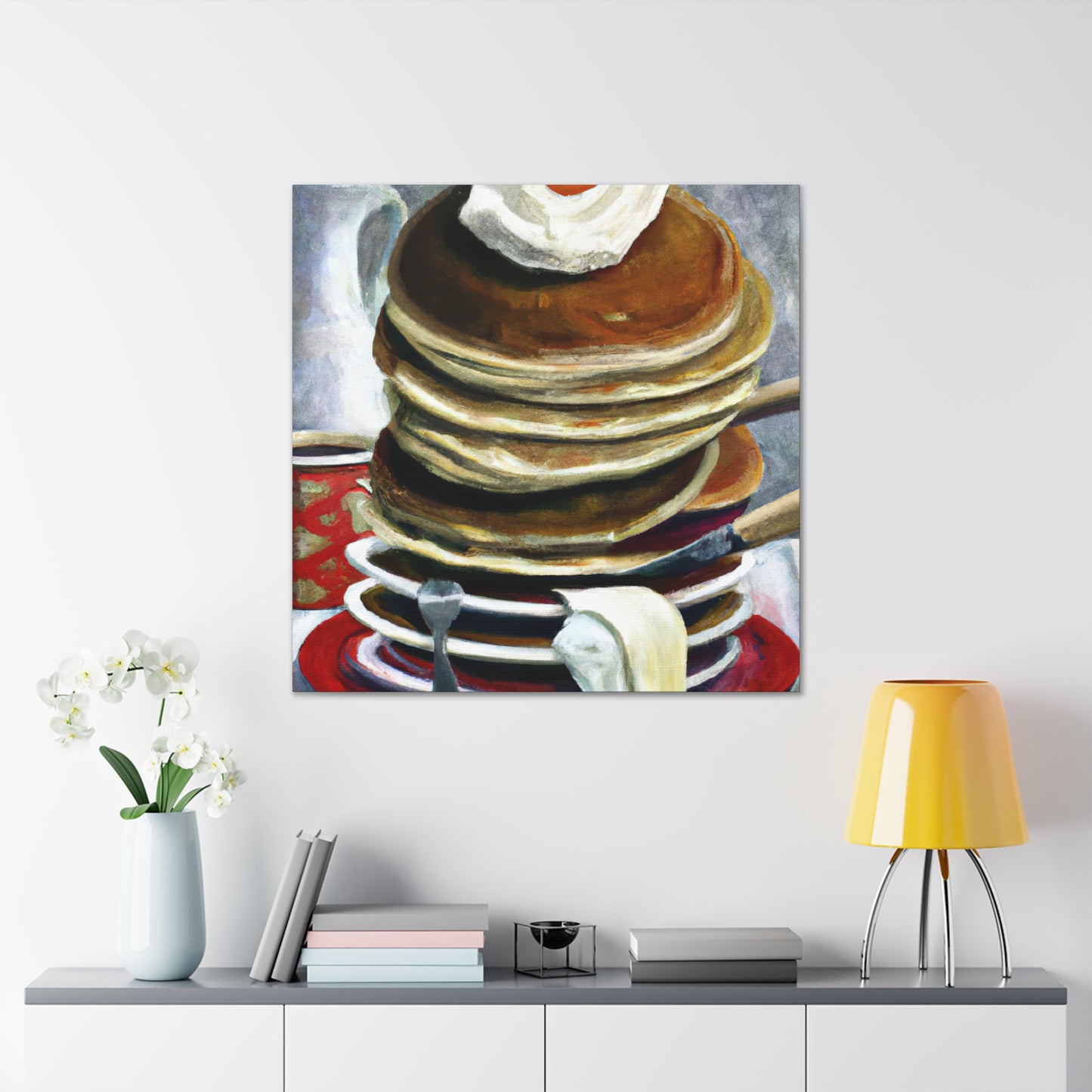 "Pancakes in Surrealism" - Canvas