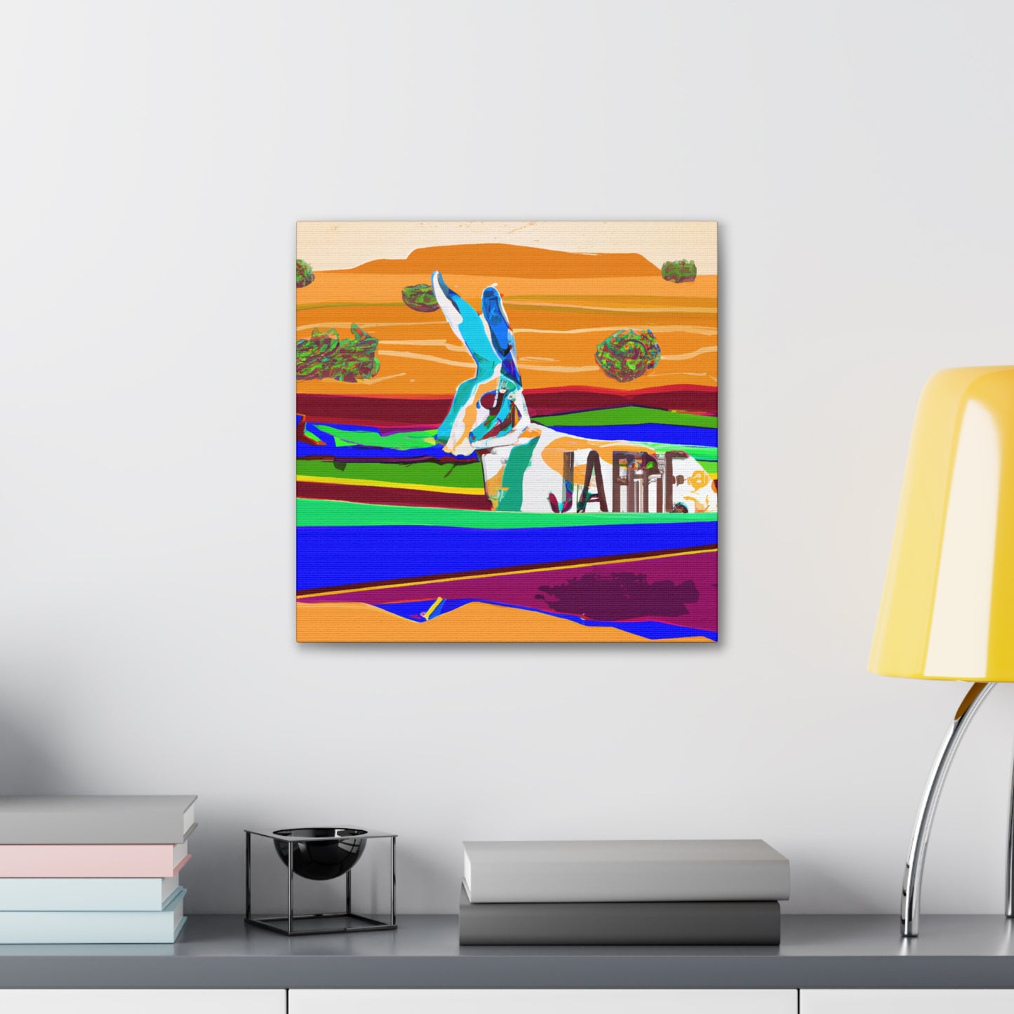 Jackrabbit on Canvas - Canvas