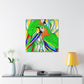 "Exotic Macaw Splendor" - Canvas