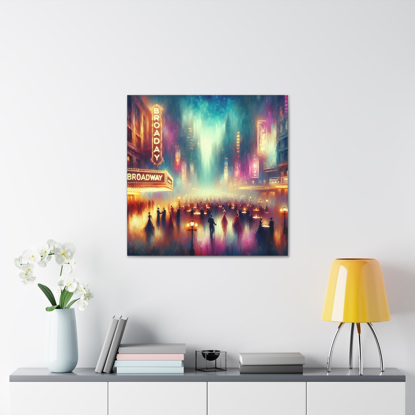 Electric Dreams on Broadway - Canvas