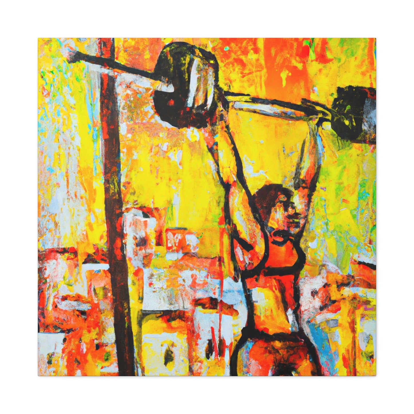 Strength Through Lifting - Canvas