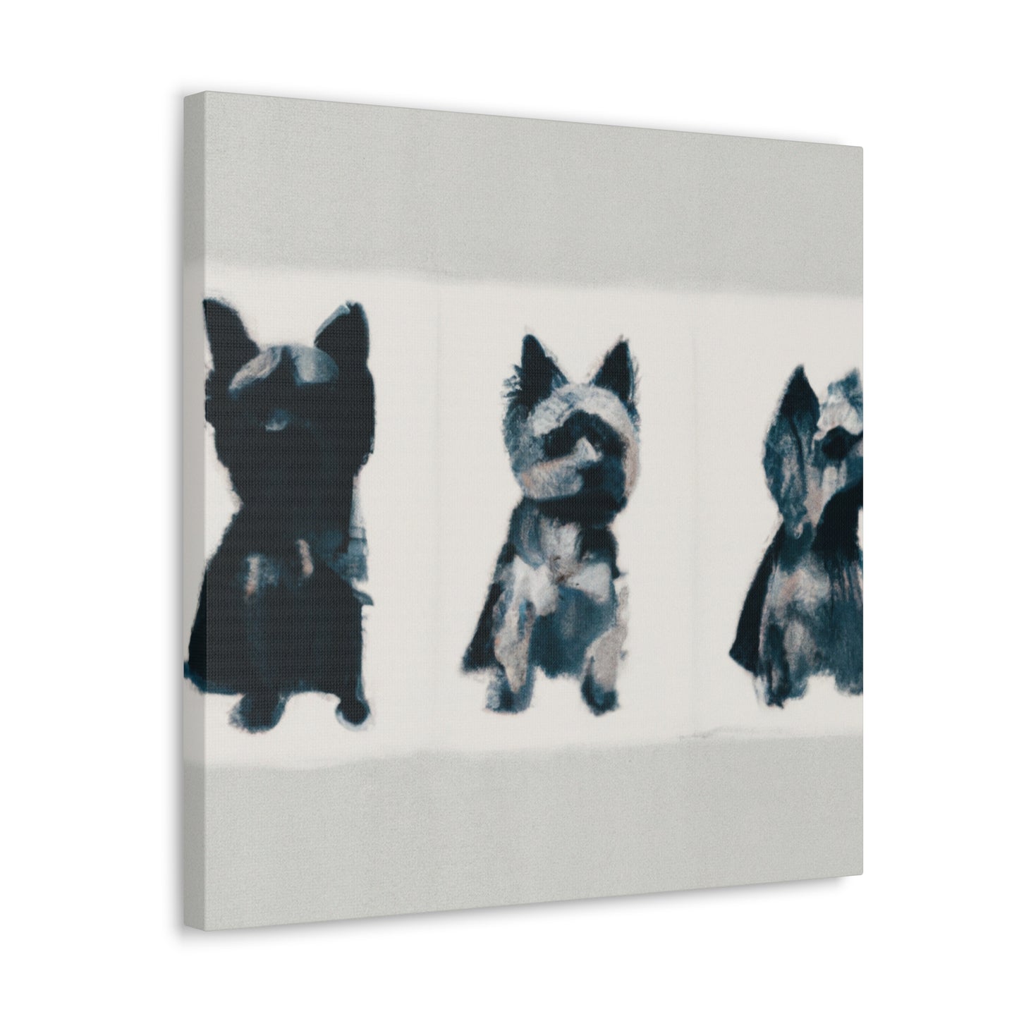 Terrier's Joyful Delight - Canvas