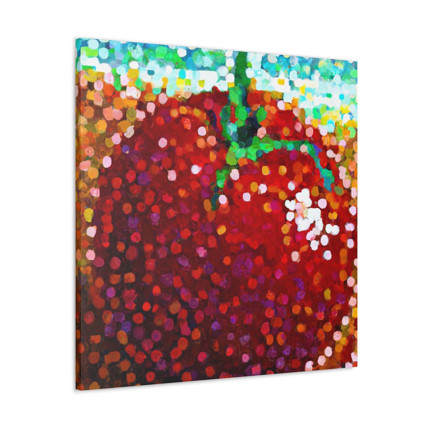 Tomato Pointillism Dream - Canvas