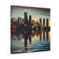 "Cityscape Serenade: Boston" - Canvas