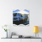 "Pontoon Boat Reflection" - Canvas