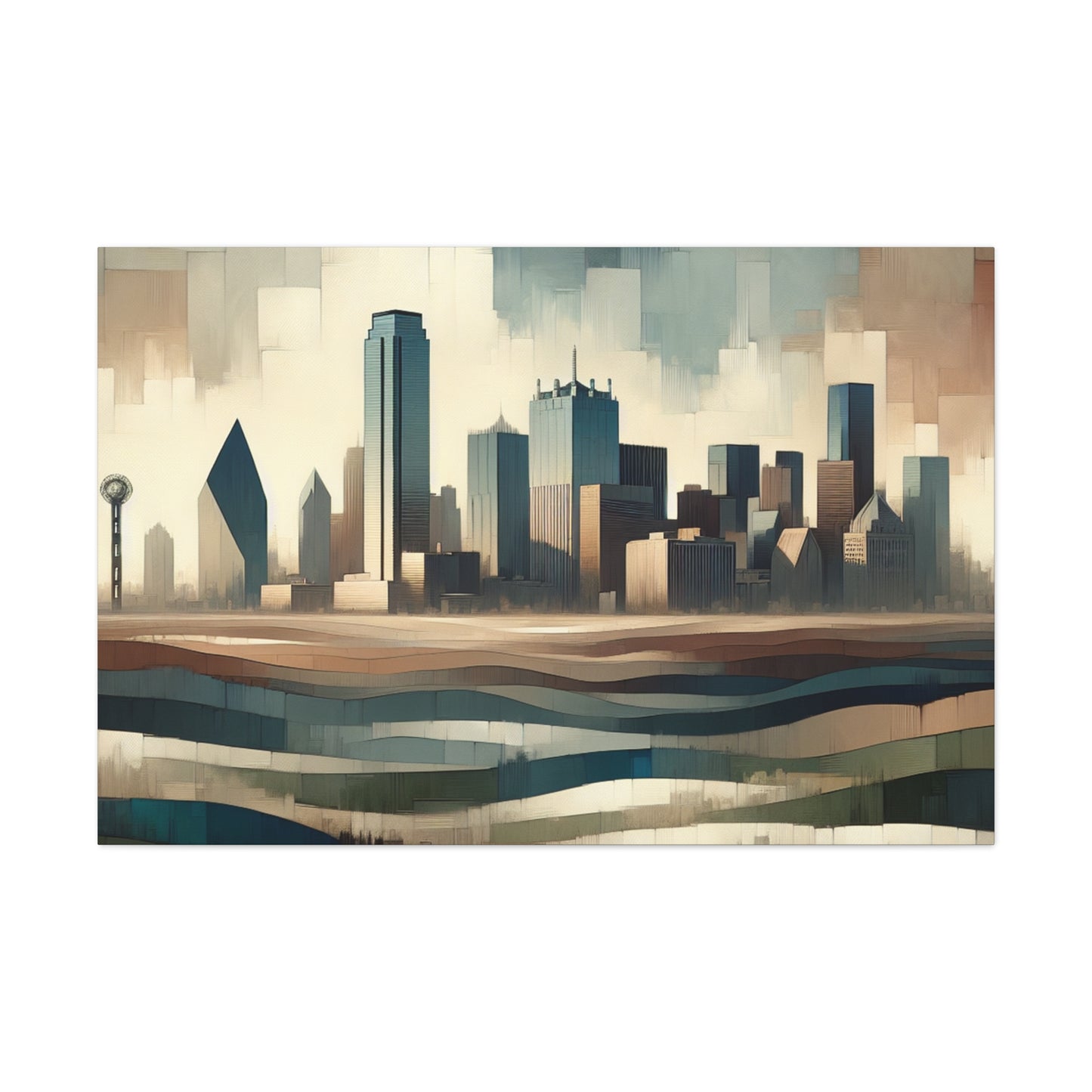 "Vivid Visions of Dallas" - Canvas