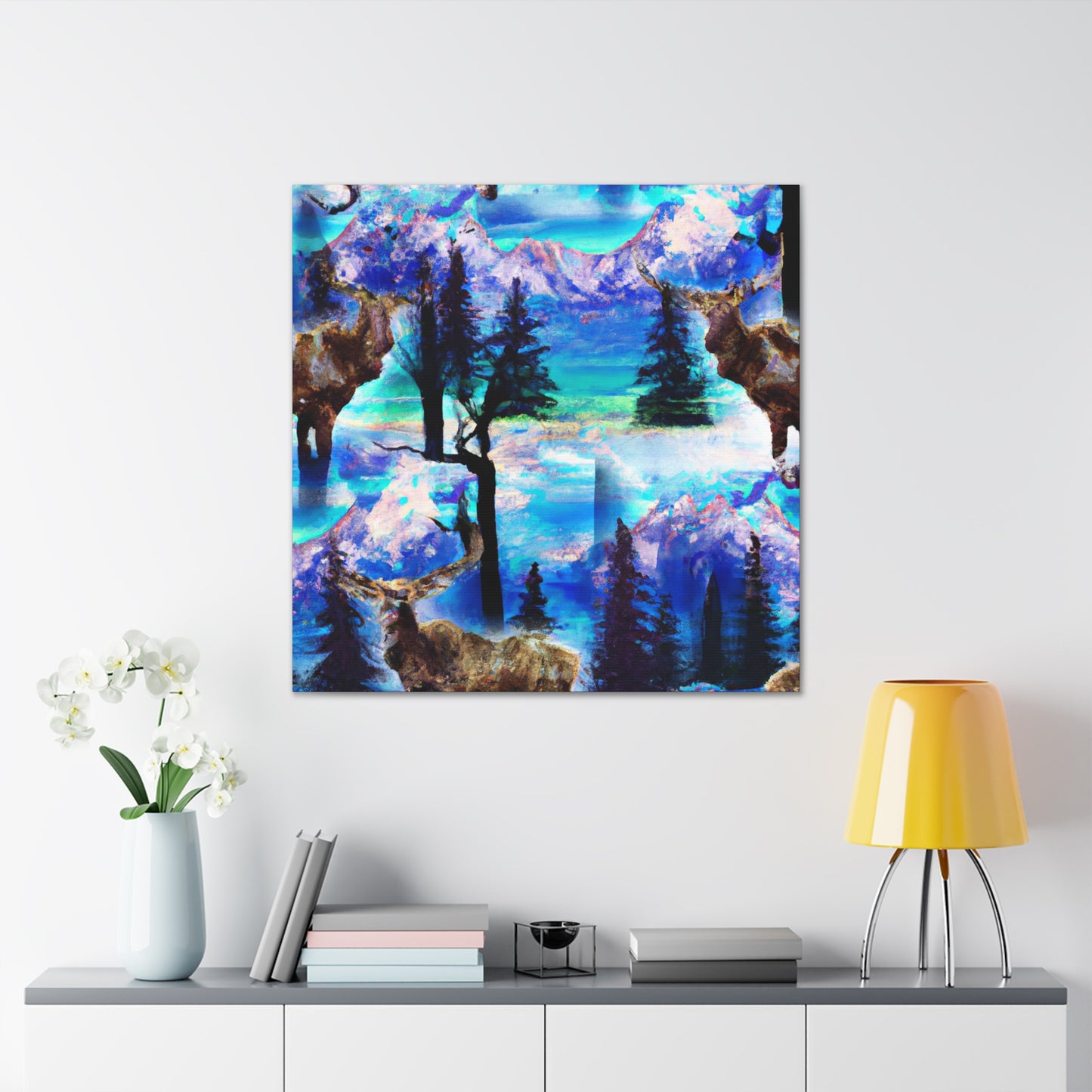 Elk of the Cosmos - Canvas