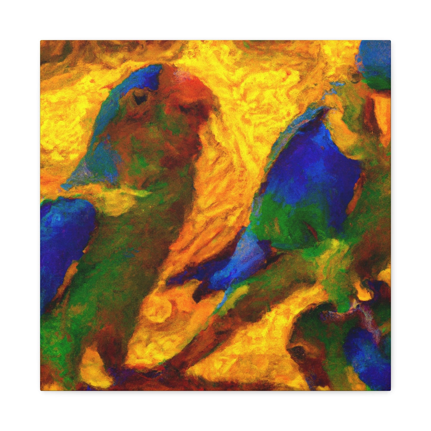 "Conures in Impressionism" - Canvas